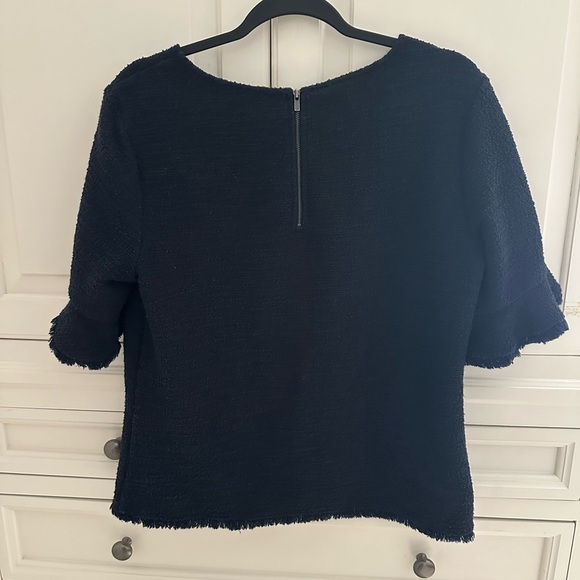 Banana Republic Midnight Textured Blouse medium - Picture 6 of 6